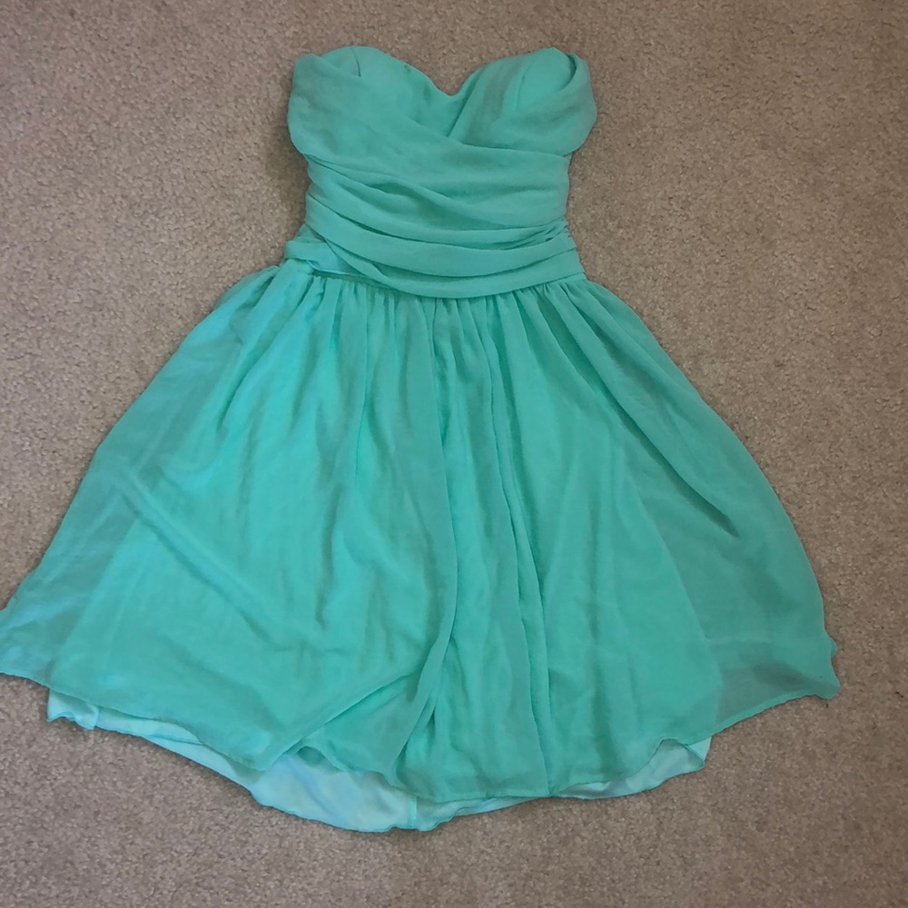 Strapless summer dress
